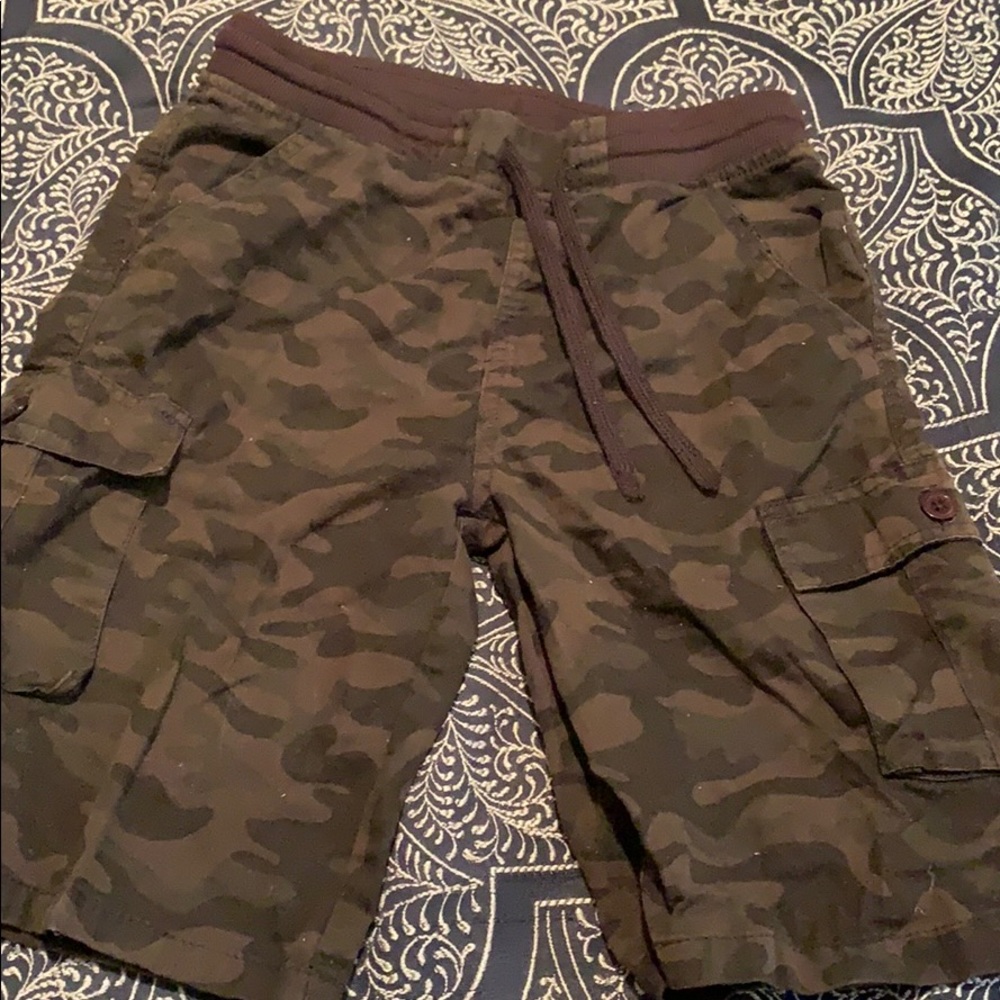 Boys camo shorts